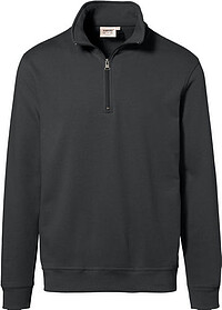 Zip-​Sweatshirt Premium 451, anthrazit, Gr. L