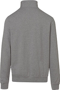 Zip-Sweatshirt Premium 451, grau meliert, Gr. 3XL 