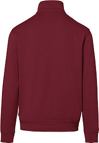 Zip-Sweatshirt Premium 451, weinrot, Gr. M 