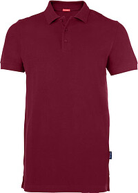Herren Heavy Performance Poloshirt, bordeaux/​burgundy, Gr. 4XL