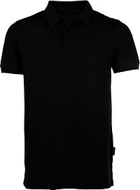 Herren Heavy Poloshirt, schwarz, Gr. 2XL