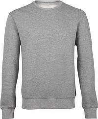 Unisex Sweatshirt, grau-​meliert, Gr. XL