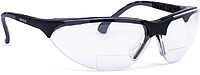 Schutzbrille TERMINATOR PLUS DIOPTRIE (+​2,50), PC, klar, HC, schwarz/​grau