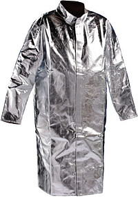 Hitzeschutzmantel aluminisiert, 260 g/​m², 120 cm, silber, Gr. 48