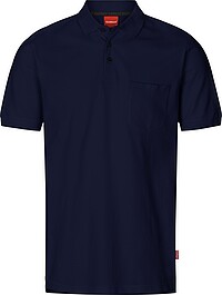 Apparel Piqué Poloshirt mit Brusttasche, saphirblau, Gr. L