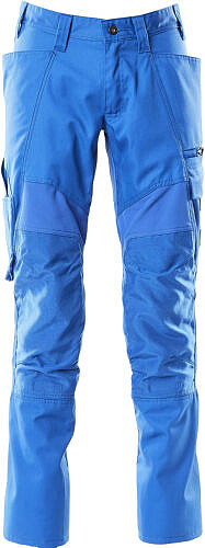MASCOT® Hose mit Knietaschen, azurblau, Schrittlänge 82 cm, Gr. C42