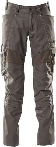 MASCOT® Hose mit Knietaschen, dunkelanthrazit, Schrittlänge 82 cm, Gr. C43