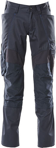 MASCOT® Hose mit Knietaschen, schwarzblau, Schrittlänge 82 cm, Gr. C42