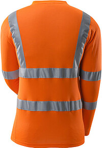 MASCOT® SAFE CLASSIC T-Shirt, Langarm 18281-995, warnorange, Gr. M 