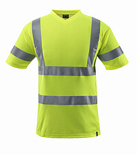 MASCOT® SAFE CLASSIC Warnschutz T-​shirt 18282-​995, warngelb, Gr. L