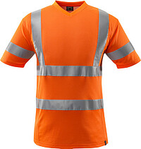 MASCOT® SAFE CLASSIC Warnschutz T-​shirt 18282-​995, warnorange, Gr. 2XL