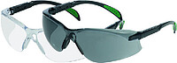 Schutzbrille Blockz, PC - getönt - schwarz/grün 