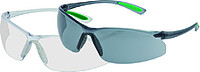 Schutzbrille FeatherFit - PC - getönt - schwarz/grün 