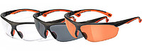 Schutzbrille Move, PC - getönt - schwarz/orange 
