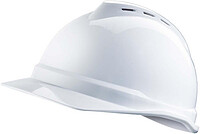 Schutzhelm V-​Gard 500 Fas-​Trac® III PVC, belüftet, weiß
