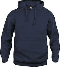Kapuzen-​Sweatshirt Basic Hoody, dunkelblau, Gr. XS