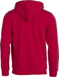 Kapuzen-Sweatshirt Basic Hoody, rot, Gr. 3XL 