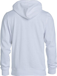 Kapuzen-Sweatshirt Basic Hoody, weiß, Gr. 2XL 