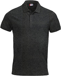 Polo-​Shirt Classic Lincoln S/​S, anthrazit meliert, Gr. 2XL