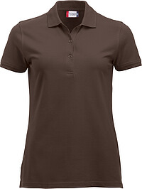 Polo-​Shirt Classic Marion S/​S, dunkles mocca, Gr. 2XL