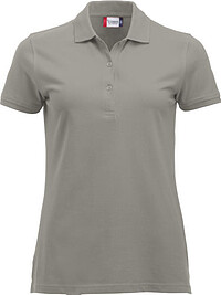Polo-​Shirt Classic Marion S/​S, silber, Gr. L