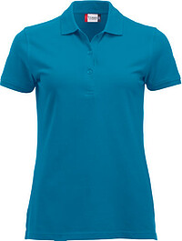 Polo-​Shirt Classic Marion S/​S, türkis, Gr. L