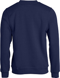 Sweatshirt Basic Roundneck, dunkelblau, Gr. 5XL 