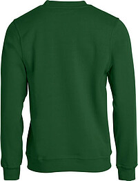 Sweatshirt Basic Roundneck, flaschengrün, Gr. 2XL 
