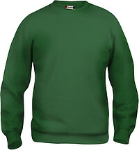 Sweatshirt Basic Roundneck, flaschengrün, Gr. L