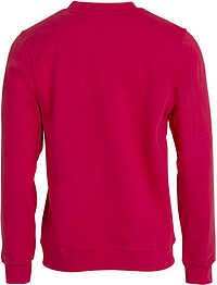 Sweatshirt Basic Roundneck, rot, Gr. M 