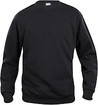 Sweatshirt Basic Roundneck, schwarz, Gr. 5XL