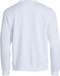 Sweatshirt Basic Roundneck, weiß, Gr. XS 