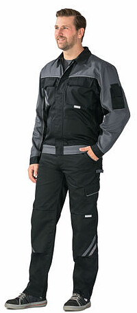 Highline Bundjacke 2710, schwarz/schiefer/zink, Gr. 118 