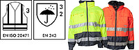 Warnschutz-Comfortjacke 2-farbig 2047, warngelb/marine, Gr. 3XL 