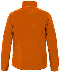 Men’s Fleece-Jacket C, orange, Gr. M 
