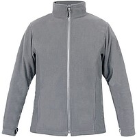 Men’s Fleece-​Jacket C, steel gray, Gr. L
