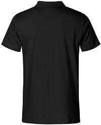 Men's Jersey Polo-Shirt, black, Gr. L 
