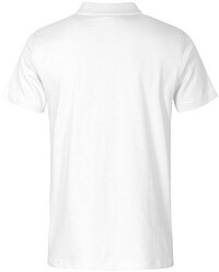 Men's Jersey Polo-Shirt, white, Gr. S 