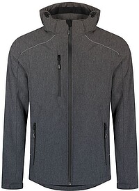Men’s Softshell-​Jacket, heather grey, Gr. XL