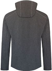 Men’s Softshell-Jacket, heather grey, Gr. XL 