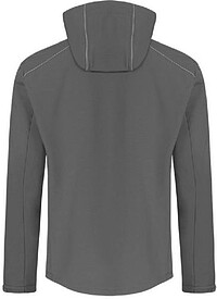Men’s Softshell-Jacket, steel gray, Gr. 4XL 