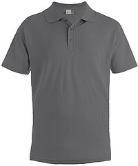 Men’s Superior Polo-​Shirt, steel gray, Gr. L