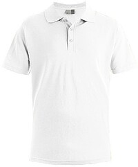 Men’s Superior Polo-​Shirt, white, Gr. L