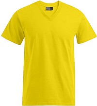 Premium V-​Neck-​T-Shirt, gold, Gr. 5XL