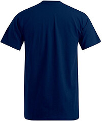 Premium V-Neck-T-Shirt, navy, Gr. L 
