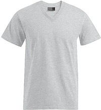 Premium V-​Neck-​T-Shirt, sports grey, Gr. 5XL