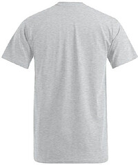 Premium V-Neck-T-Shirt, sports grey, Gr. M 