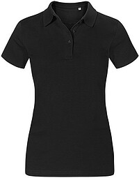 Women’s Jersey Polo-​Shirt, black, Gr. 2XL