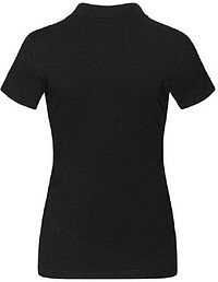 Women’s Jersey Polo-Shirt, black, Gr. L 