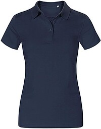 Women’s Jersey Polo-​Shirt, navy, Gr. L
